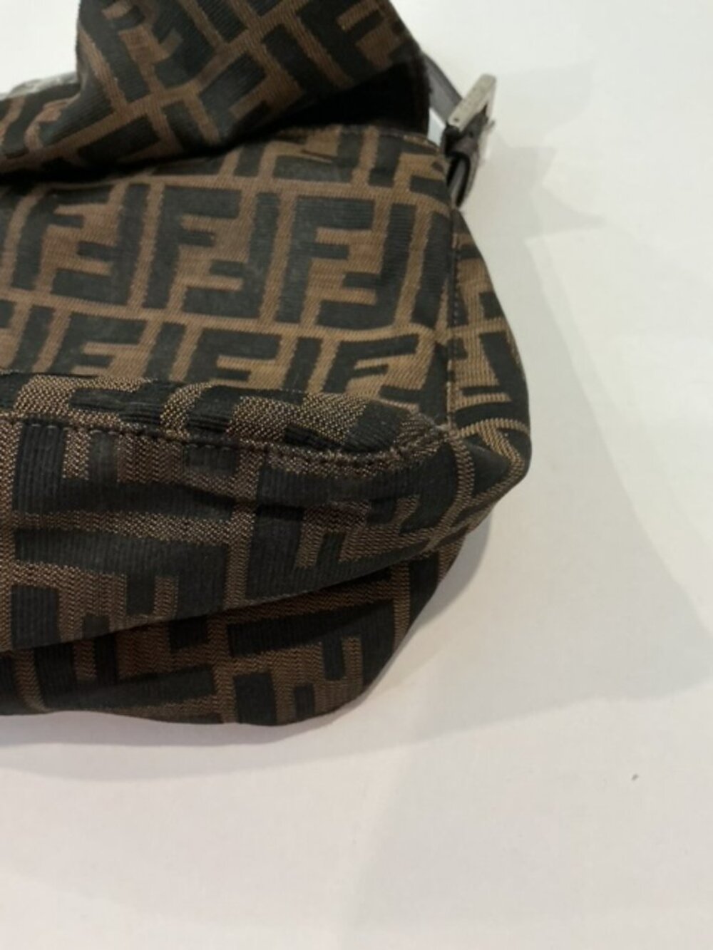 Vintage Fendi Zucca Mama Baguette Shoulder Bag - Picture 5 of 10